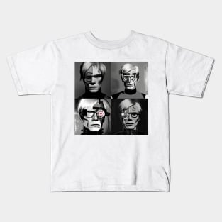 And-e Warhol Machine Artist Kids T-Shirt